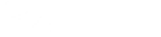 R4 Renovations logo on black background.